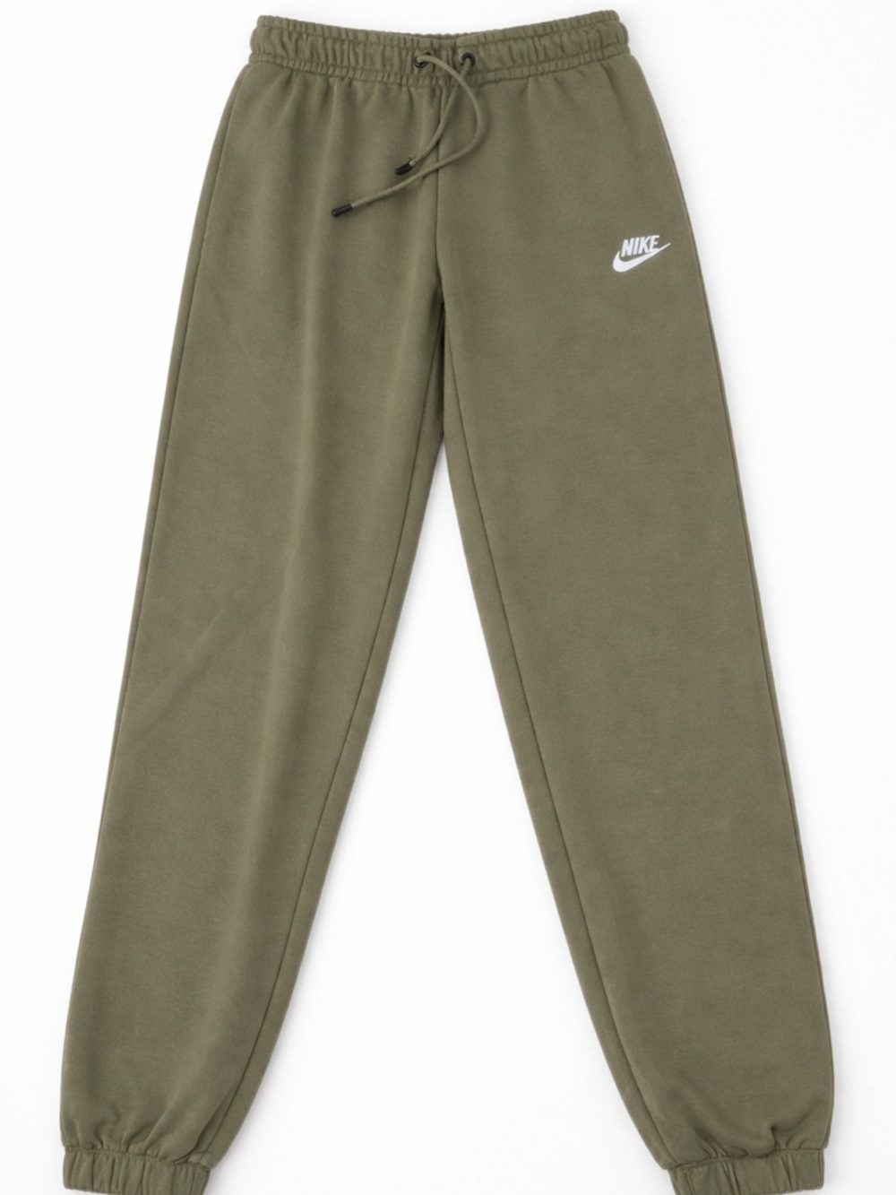 Nike Womens olive Green Fleece Jogger Pants
